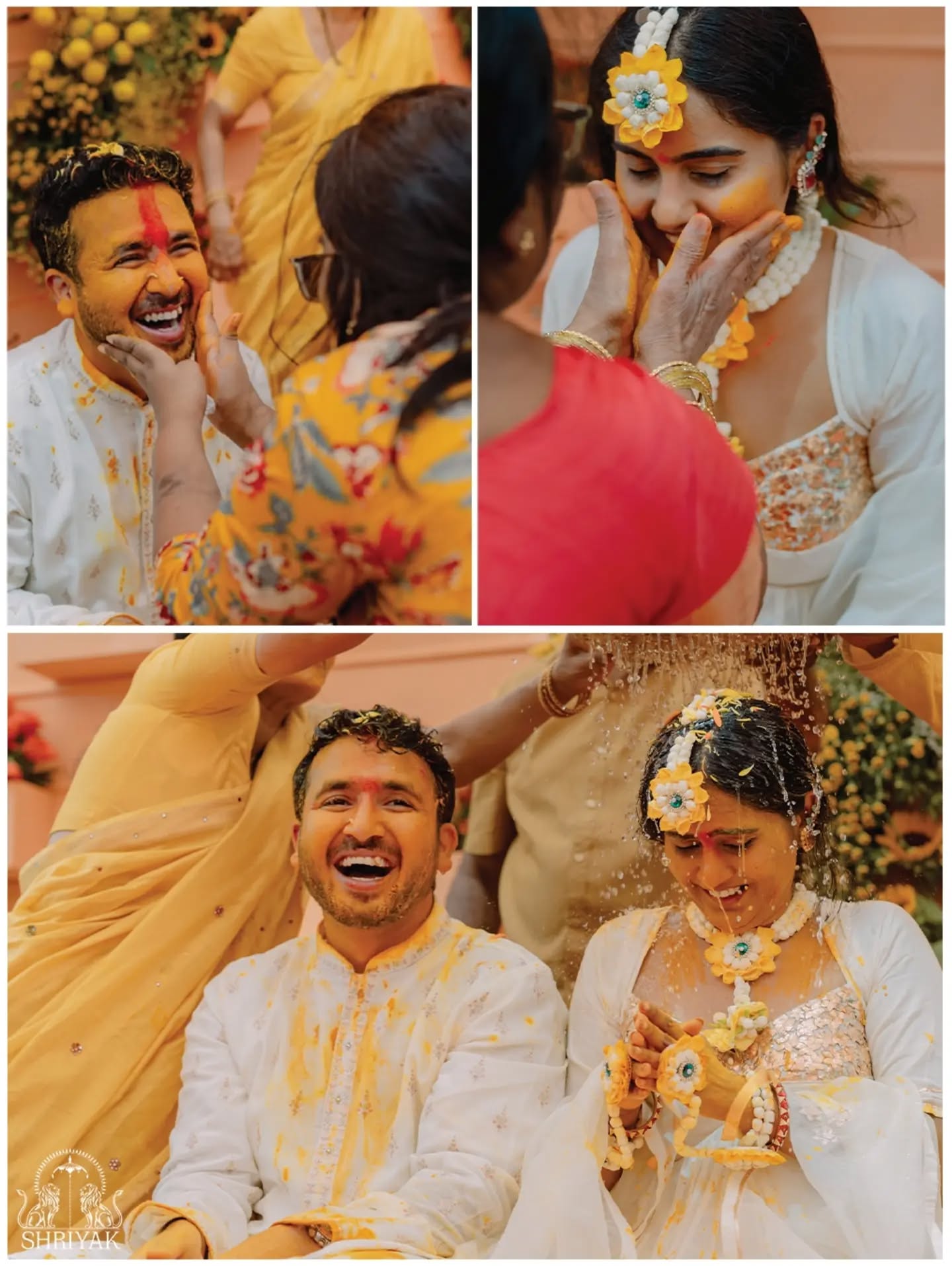 What began with crisp whites and bright smiles slowly transformed into shades of haldi, laughter, and celebration ✨
Venue: @brickbayretreat
Decor: @shiivam_eventz