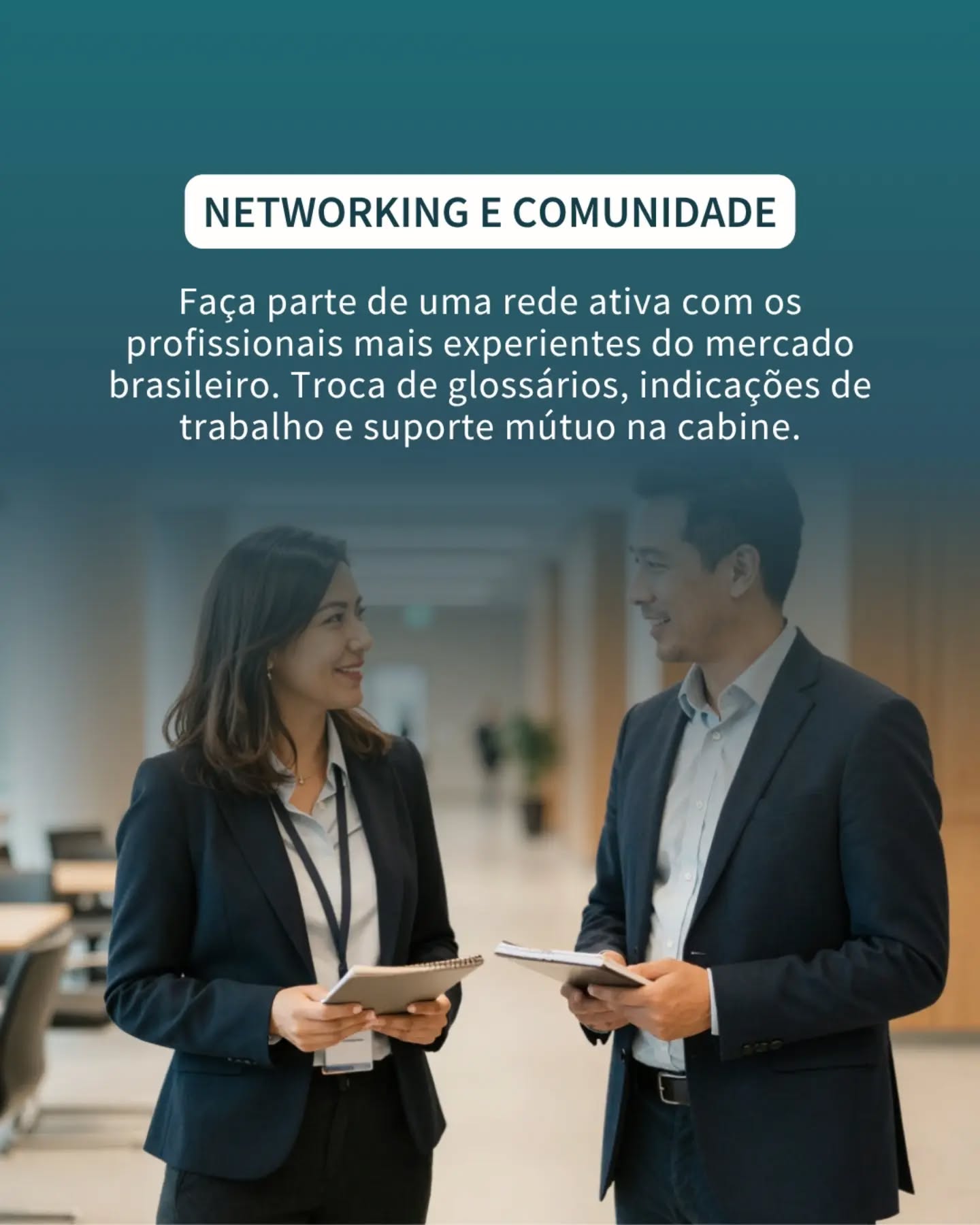 A cabine de interpretação pode parecer um ambiente isolado, mas a nossa trajetória profissional não precisa ser.
Ser um intérprete associado à APIC vai muito além de ter o seu nome em um guia de profissionais. Significa fazer parte ativamente da história e do desenvolvimento da interpretação de conferência no Brasil. É estar lado a lado com quem define os padrões de excelência técnica, ética e de condições de trabalho no nosso mercado.
Se você busca valorizar a sua história na profissão, ampliar a sua rede de contatos com colegas experientes e contar com a chancela da maior autoridade do setor no país, o seu lugar é aqui.
A associação está de portas abertas para novos talentos e profissionais experientes que compartilham do nosso amor pela precisão da linguagem e pelo respeito à categoria.
Acesse o nosso portal para entender as diferentes categorias de associação (como Associados Ativos, Agregados ou em Formação) e confira os documentos necessários para fazer a sua solicitação.
Estamos esperando por você!
👉 Estudante ou profissional da área? Una-se à comunidade que define os padrões de excelência da nossa profissão. Saiba como se associar em: https://apic.org.br/pt/associar-se/
#APIC #InterpretaçãoDeConferências #Intérpretes